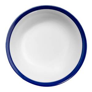 Bordenset Eva (24-delig) porselein - wit/donkerblauw