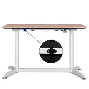 Bureau Tobi (in hoogte verstelbaar) - eikenhouten look/wit