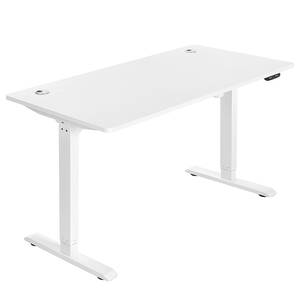 Schreibtisch Viana (Höhenverstellbar) - Weiß - Breite: 120 cm