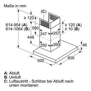 Küchenzeile ConceptC II Alpinweiß / Eiche Sierra Dekor - Ausrichtung links - Siemens