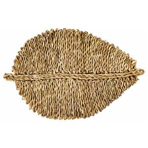 Placemat LEAF zeegras/jute - natuur