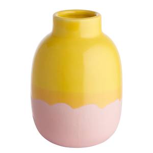 Vase MALI Steingut - Gelb / Rosa - Pink / Gelb