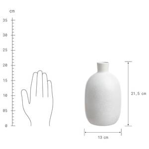 Vase FINJA Terracotta - Beige / Weiß