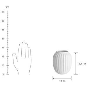 Vase LIV III Porzellan - Weiß - Durchmesser: 10 cm