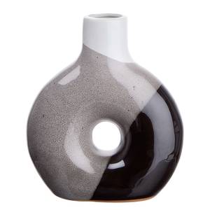 Vase LOOP Keramik - Schwarz / Weiß