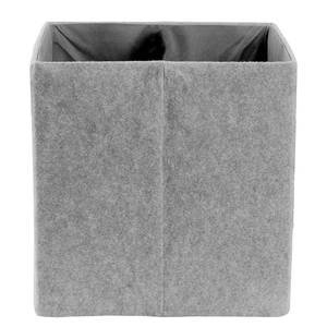 Boîte de rangement TIDY UP Polyester PVC - Gris - Gris