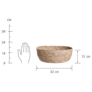 Korb RUSH ROPE II Seegras - Natur - Durchmesser: 32 cm