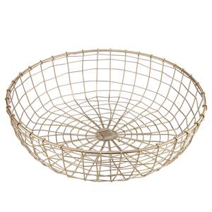 Korb GRID III Eisen - Gold - Durchmesser: 30 cm