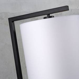 Lampada da tavolo Boston Cotone / Ferro - 1 punto luce - Bianco