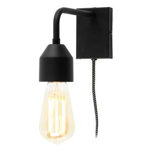 Wandlamp Madrid ijzer - 1 lichtbron - Zwart