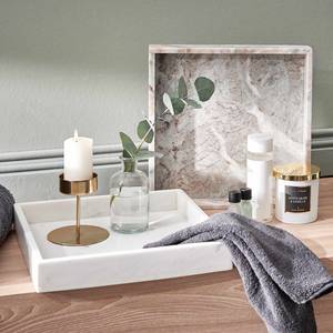 Geurkaars White Musk SCENTS OF HOME gekleurd glas/was - wit/goudkleurig