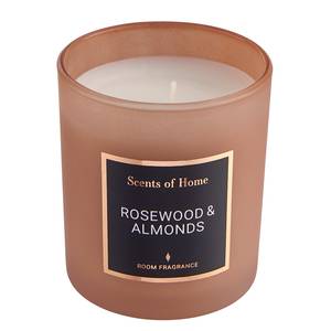 Geurkaars Rosewood SCENTS OF HOME gekleurd glas/was - bruin/bronskleurig