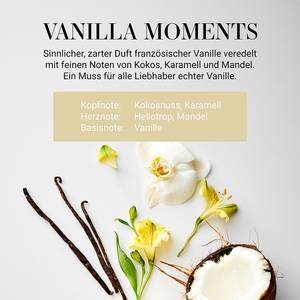 Bougie parfumée Vanilla HOME& SOUL Pin certifié FSC® / Cire de soja / Paraffine / Verre - Crème