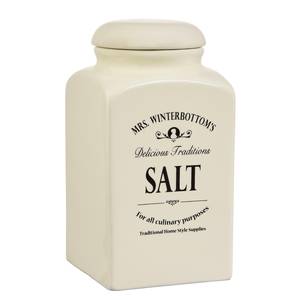 Pot à sel MRS WINTERBOTTOM’S Céramique - Crème