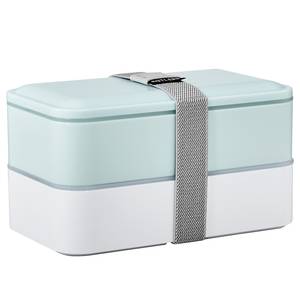 Lunchbox SNACK PACK II Polypropylène - Bleu clair / Blanc