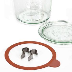 Einkochglas-Set WECK II (6-tlg.) Klarglas - Transparent
