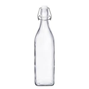 Flasche SWING Glas / Edelstahl / Kunststoff - Transparent