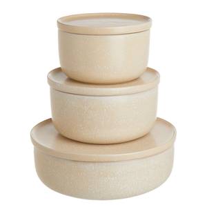 Aufbewahrungsdose BOL Keramik - Beige - Fassungsvermögen: 0.6 L