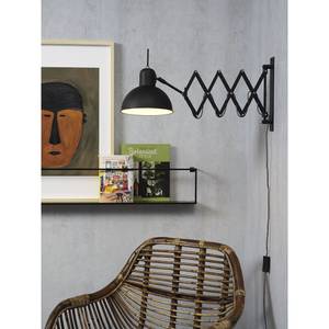 Applique murale Aberdeen Fer - 1 ampoule - Noir