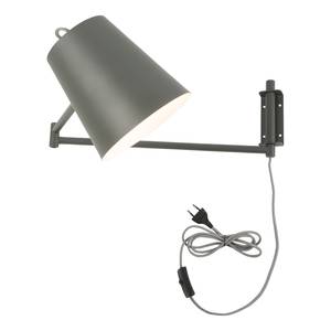 Wandlamp Brisbane ijzer - 1 lichtbron - Grijs