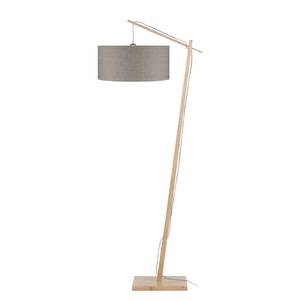 Lampadaire Andes I Bambou massif / Fer - 1 ampoule - Beige