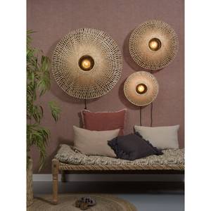 Wandlamp Kalimantan massief bamboehout/ijzer - 1 lichtbron - Diameter: 60 cm