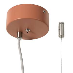 Suspension Marseille Fer - 1 ampoule - Terre cuite