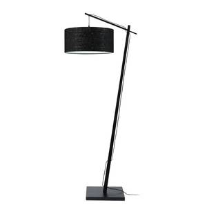 Staande lamp Andes II massief bamboehout/ijzer - 1 lichtbron - Zwart