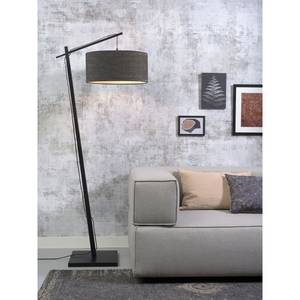 Lampadaire Andes II Bambou massif / Fer - 1 ampoule - Gris foncé