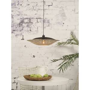 Hanglamp Kalimantan massief bamboehout/ijzer - 1 lichtbron - Diameter: 44 cm