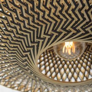 Pendelleuchte Bali Bambus massiv / Eisen - 1-flammig - Durchmesser: 44 cm