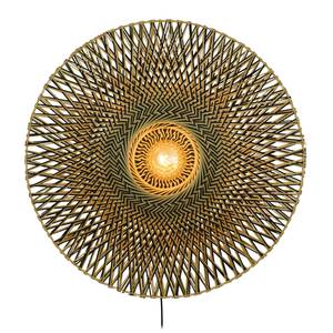 Wandlamp Bali massief bamboehout/ijzer - 1 lichtbron - Diameter: 87 cm