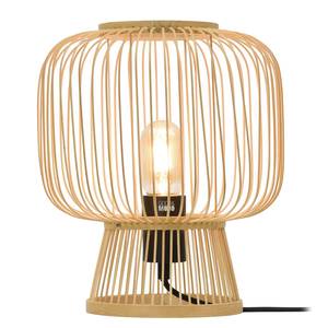 Tafellamp Cango massief bamboehout/ijzer - 1 lichtbron - Beige