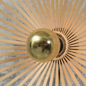 Lampada da parete Bromo I Massello di bambù / Ferro - 1 punto luce - Diametro: 60 cm