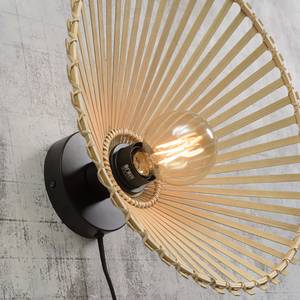 Wandlamp Bromo I massief bamboehout/ijzer - 1 lichtbron - Diameter: 60 cm