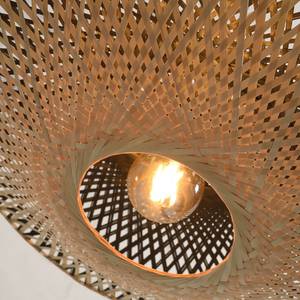 Lampada da soffitto Kalimantan Massello di bambù / Ferro - 1 punto luce - Diametro: 44 cm