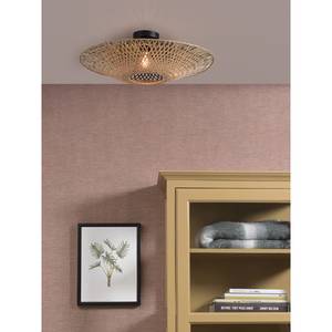 Lampada da soffitto Kalimantan Massello di bambù / Ferro - 1 punto luce - Diametro: 60 cm