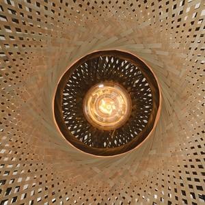 Plafondlamp Kalimantan massief bamboehout/ijzer - 1 lichtbron - Diameter: 60 cm