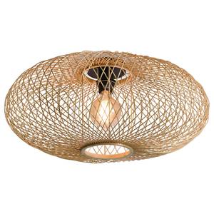 Lampada da soffitto Cango Massello di bambù / Ferro - 1 punto luce - Beige