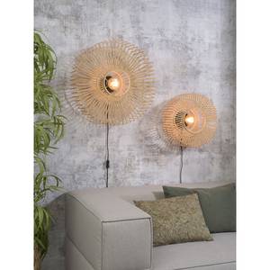 Wandlamp Bromo II massief bamboehout/ijzer - 1 lichtbron - Diameter: 60 cm