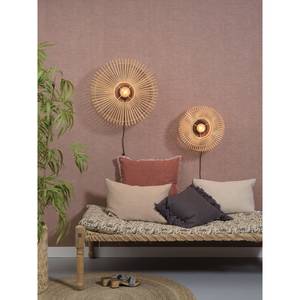 Wandlamp Bromo II massief bamboehout/ijzer - 1 lichtbron - Diameter: 60 cm