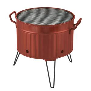 Barbecue Khaderi Zinco - Rosso - Larghezza: 35 cm