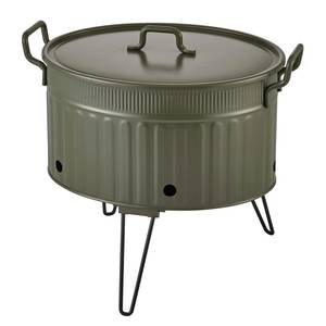 Barbecue Khaderi Zinco - Verde - Larghezza: 44 cm