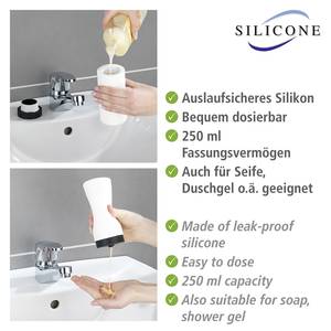 Portasapone Easy Squeez-e Silicone / Nylon - Bianco