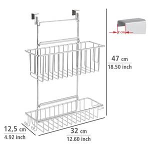 Étagère de cuisine Flexi Argenté - Métal - 32 x 47 x 13 cm