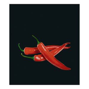 Pannello da cucina Hot Peperoni Multicolore - Vetro - 60 x 70 cm