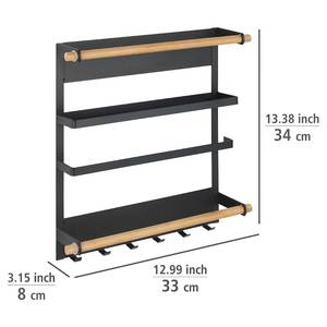 Scaffale da cucina Magna Nero