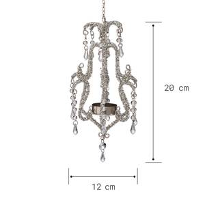 Bougeoir ROYAL HEIGHTS CHANDELIER Verre / Fer - Argenté