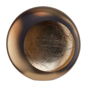 Teelichthalter MOON Eisen - Gold - Höhe: 16 cm