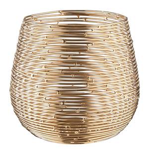 Bougeoir TWINE LIGHT Fer - Doré - Hauteur : 16 cm